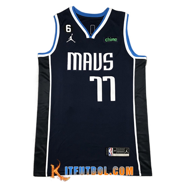 Camisetas Dallas Mavericks (BRYANT #77) 2022/23 Negro