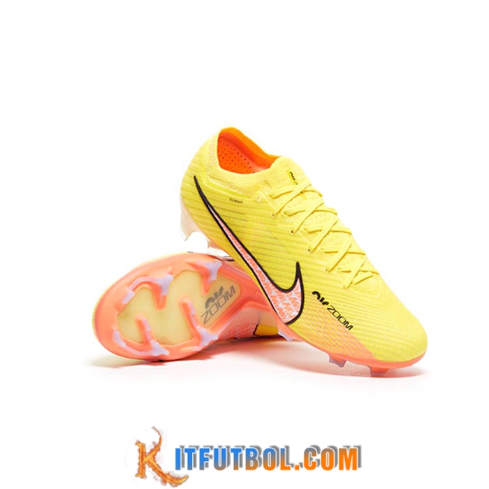Nike Botas De Fútbol Air Zoom Mercurial Low Gang Vapor XV Elite FG Amarillo