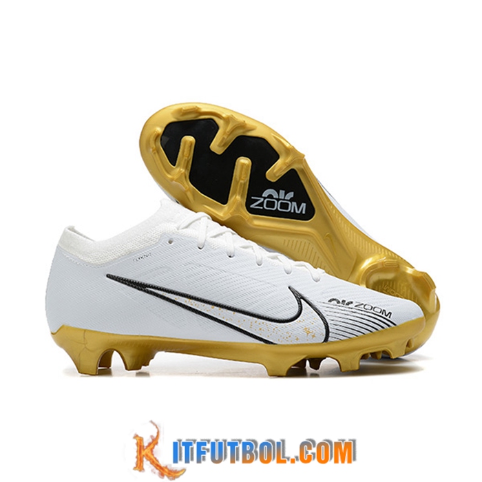 Nike Botas De Fútbol Air Zoom Mercurial Low Gang Vapor XV Elite FG Blanco