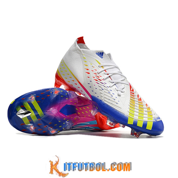 Adidas Botas De Fútbol Predator FIFA World Cup Qatar 2022 Edge+ FG Blanco -02