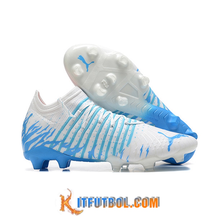 PUMA Botas De Fútbol Future Z 1.3 Teazer FG Blanco/Azul