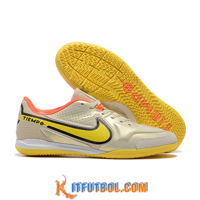 Nike Botas De Fútbol Tiempo Legend 9 TF Dorado