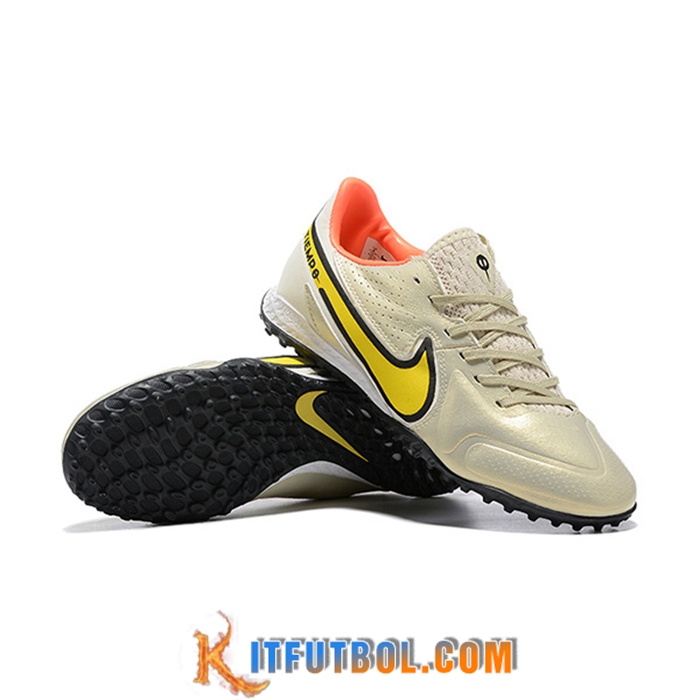 Nike Botas De Fútbol Tiempo Legend 9 TF Dorado