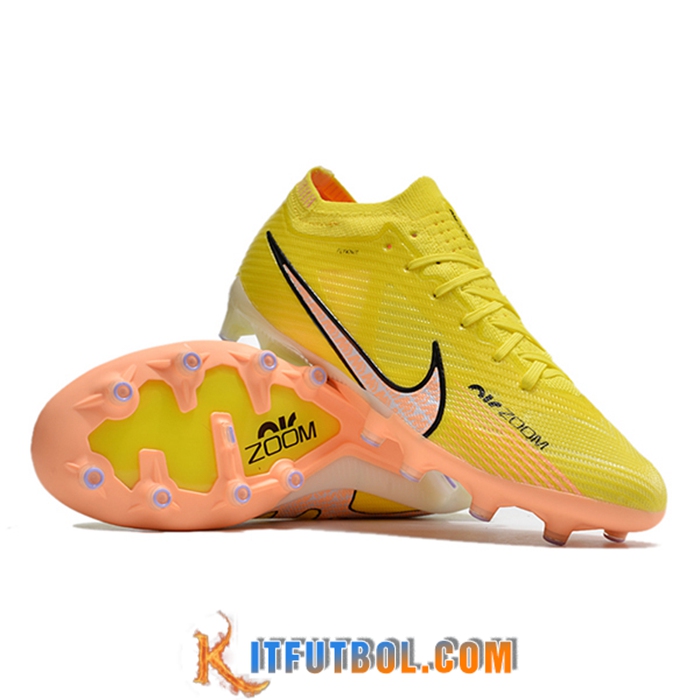 Nike Botas De Fútbol Air Zoom Mercurial Low Gang Vapor XV Elite AG Amarillo