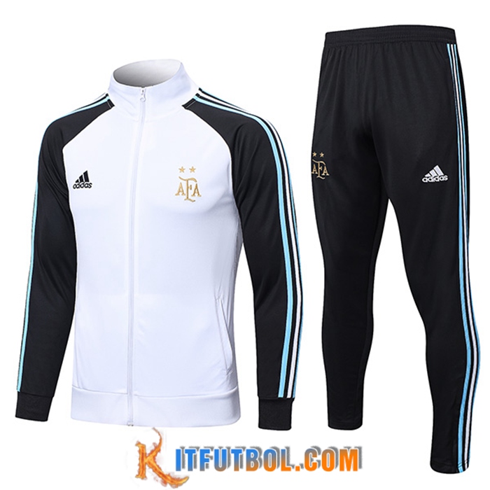 Chandal Equipos De Futbol - Chaqueta Argentina Blanco 2022/2023