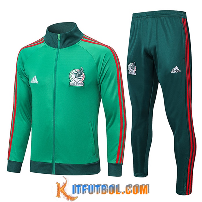 Chandal Equipos De Futbol - Chaqueta México Verde 2022/2023