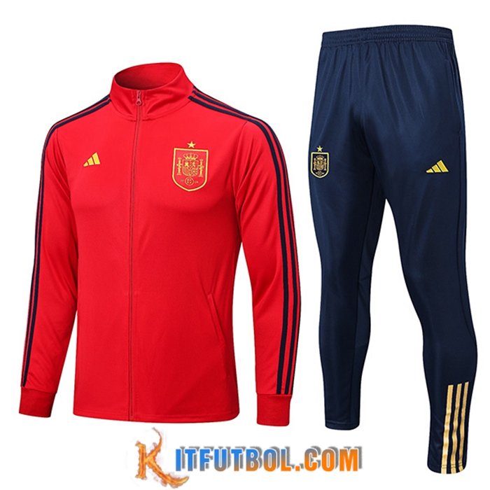 Chandal Equipos De Futbol - Chaqueta España Rojo 2022/2023