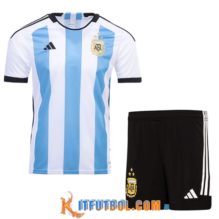 Camisetas De Futbol Argentina 3 Stars Primera Cortos 2022/2023