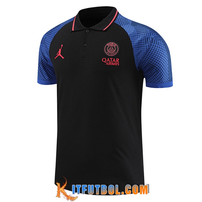Camiseta Polo PSG Negro 2022/2023