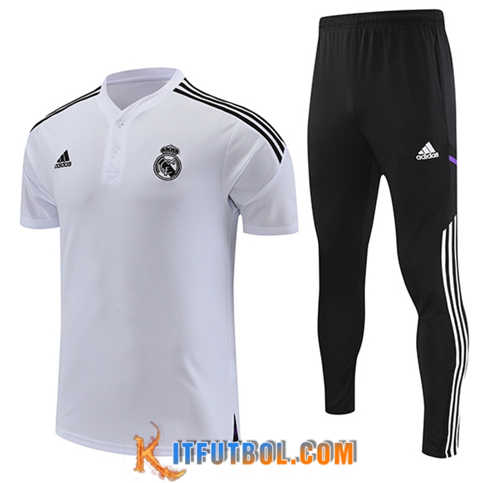 Camiseta Polo Real Madrid Blanco 2022/2023