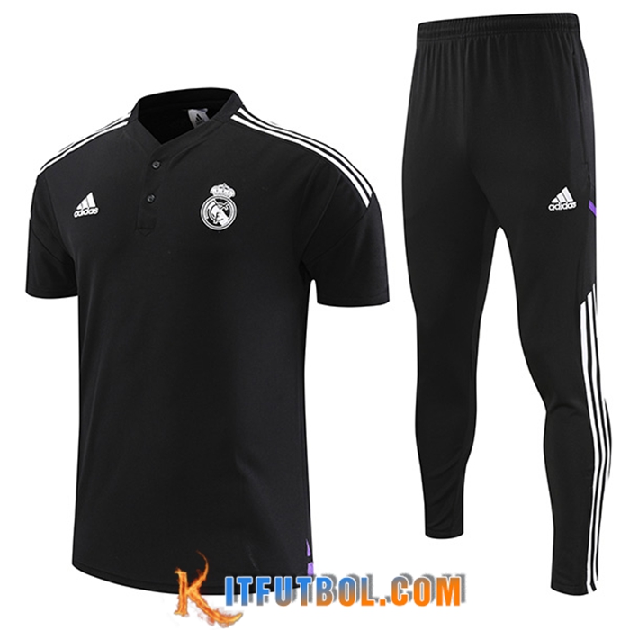 Camiseta Polo Real Madrid Negro 2022/2023