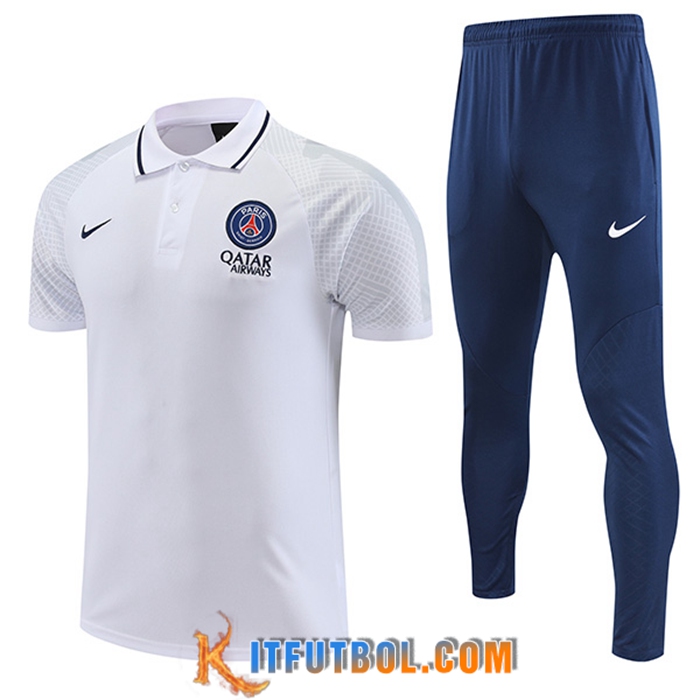Camiseta Polo PSG Blanco 2022/2023