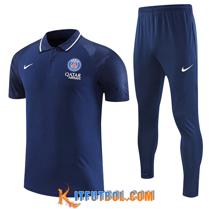 Camiseta Polo PSG Azul marino 2022/2023