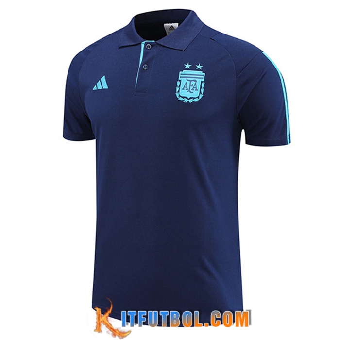 Camiseta Polo Argentina Azul marino 2022/2023