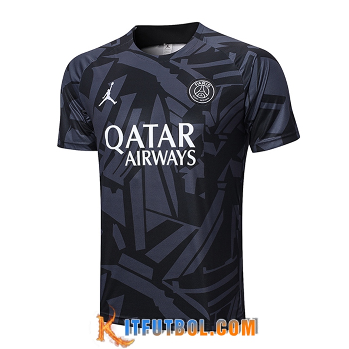 Camiseta Entrenamiento Jordan PSG Gris Oscuro 2022/2023