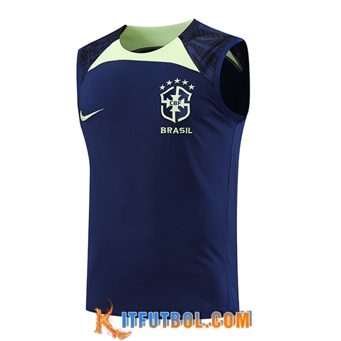 Chalecos De Futbol Brasil Azul marino 2022/2023