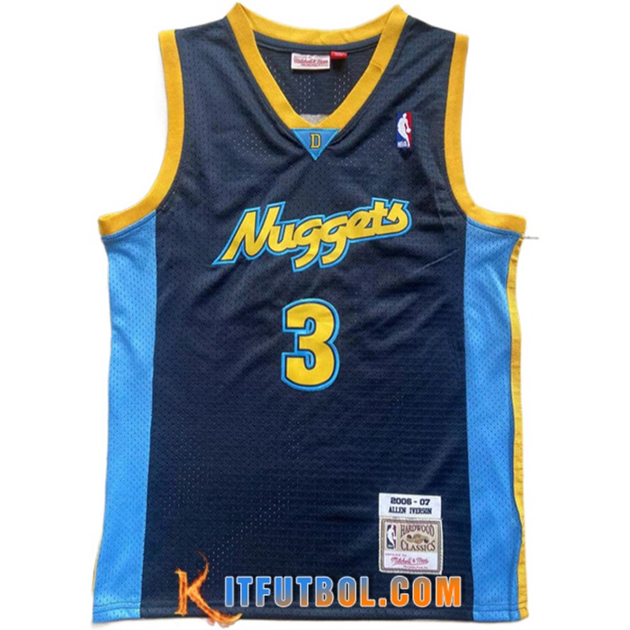 Camisetas Denver Nuggets (IVERSON #3) 2022/23 Azul marino