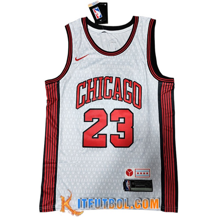 Camisetas Chicago Bulls (JORDAN #23) 2022/23 Blanco