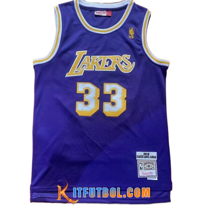 Camisetas Los Angeles Lakers (ABDUL-JABBAR #33) 2022/23 Violeta