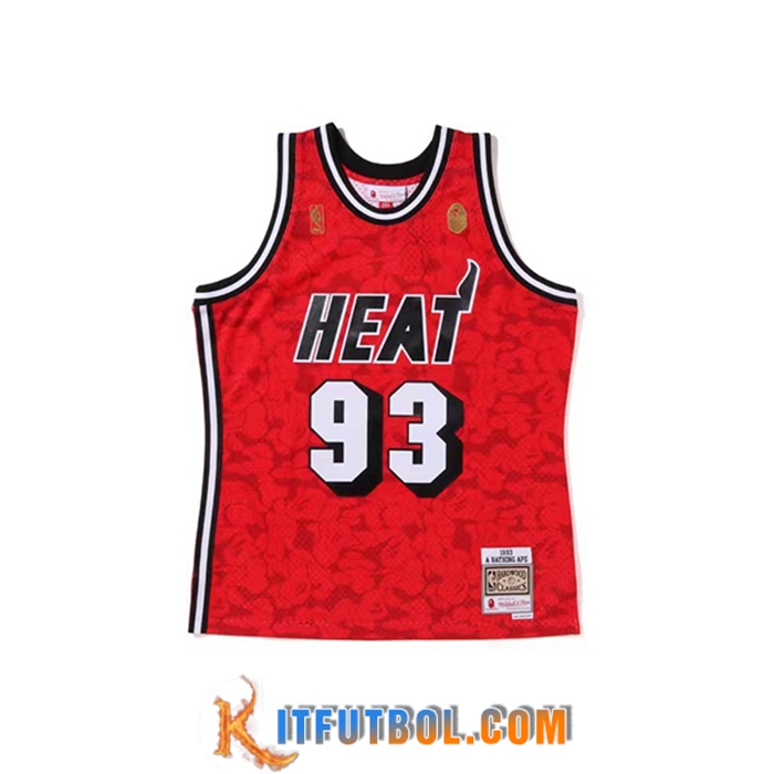 Camisetas Detroit Pistons (BAPE #12) 2022/23 Rojo