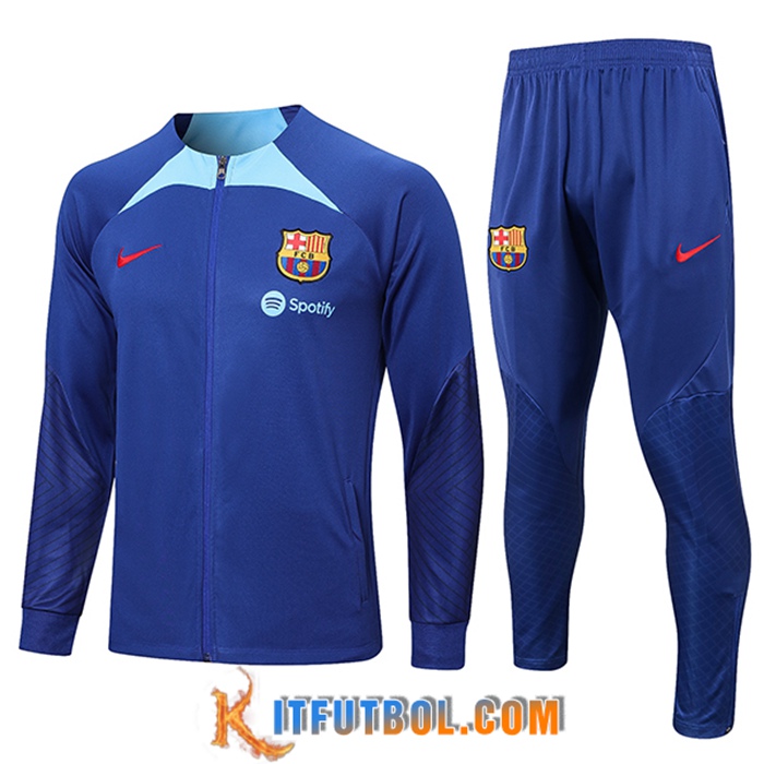 Chandal Equipos De Futbol - Chaqueta FC Barcelona Azul marino 2022/2023