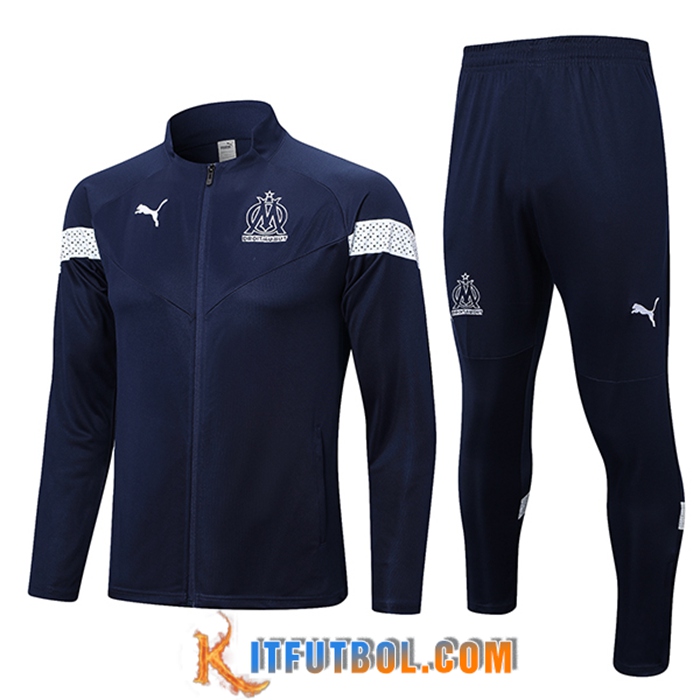 Chandal Equipos De Futbol - Chaqueta Marsella Azul marino 2022/2023