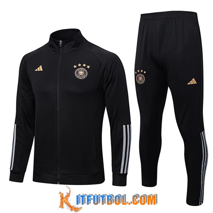 Chandal Equipos De Futbol - Chaqueta Alemania Negro 2022/2023