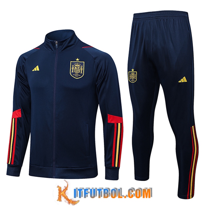 Chandal Equipos De Futbol - Chaqueta España Azul marino 2022/2023
