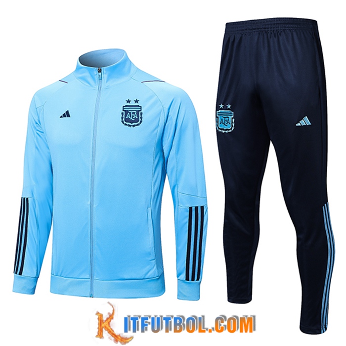 Chandal Equipos De Futbol - Chaqueta Argentina Azul Claro 2022/2023