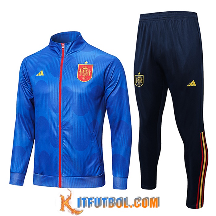 Chandal Equipos De Futbol - Chaqueta España Azul 2022/2023