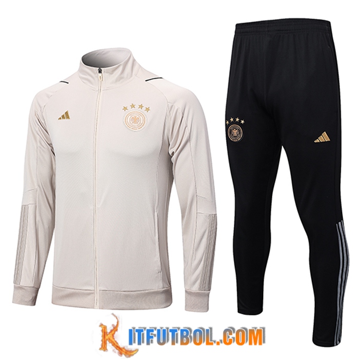 Chandal Equipos De Futbol - Chaqueta Alemania Beige 2022/2023
