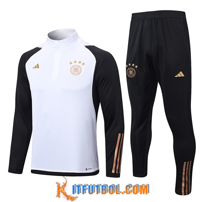 Chandal Equipos De Futbol Alemania Negro/Blanco 2022/2023