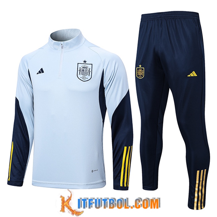 Chandal Equipos De Futbol España Azul Claro 2022/2023