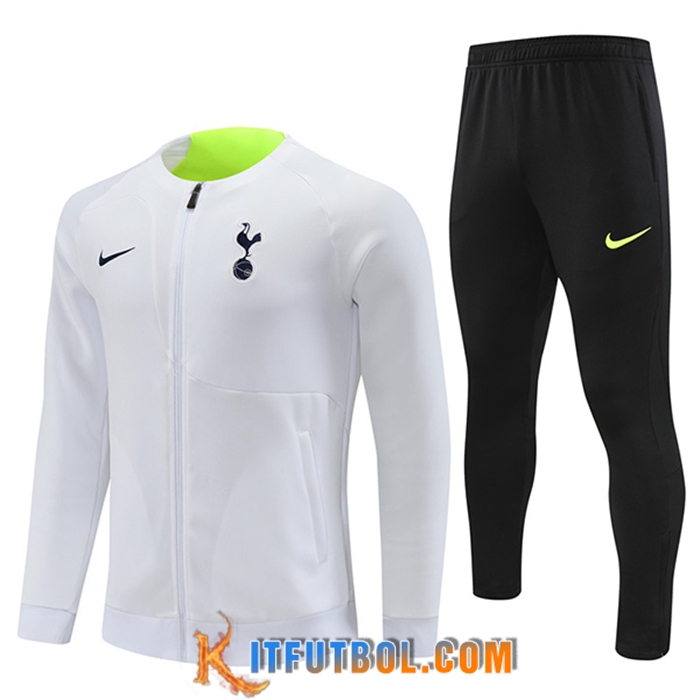 Chandal Equipos De Futbol - Chaqueta Tottenham Hotspurs Blanco 2022/2023