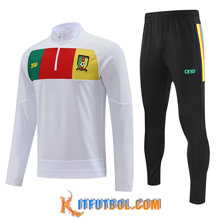 Chandal Equipos De Futbol Camerún Blanco 2022/2023