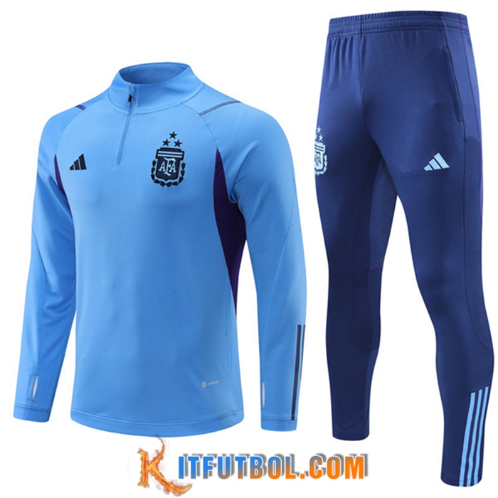Chandal Equipos De Futbol Argentina 3 Stars Azul Claro 2022/2023