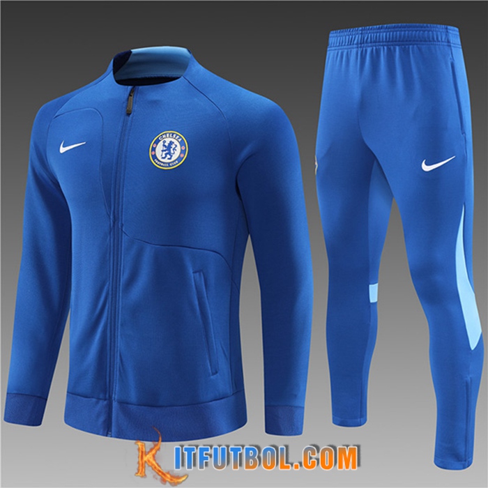 Chandal Equipos De Futbol - Chaqueta FC Chelsea Ninos Azul 2022/2023