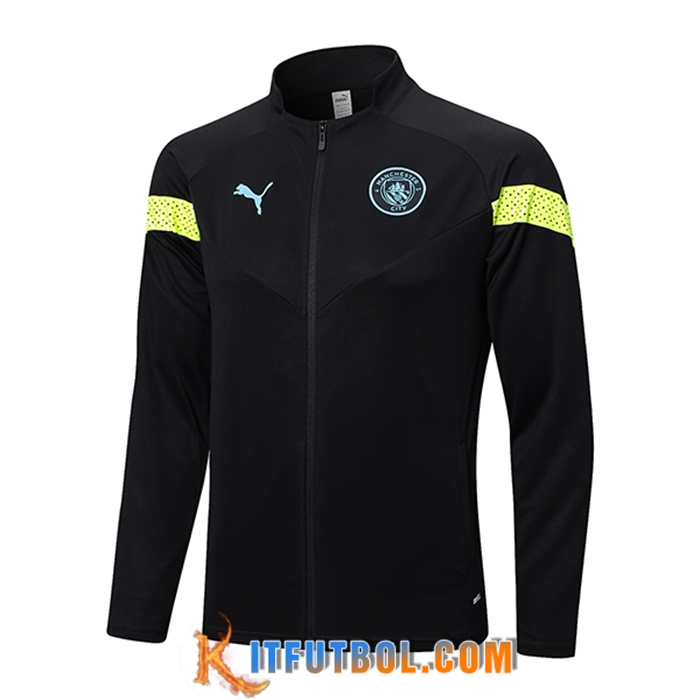 Chaquetas Futbol Manchester City Negro 2022/2023
