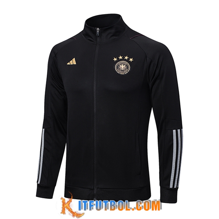 Chaquetas Futbol Alemania Negro 2022/2023
