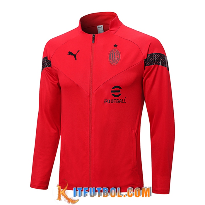 Chaquetas Futbol AC Milan Rojo 2022/2023