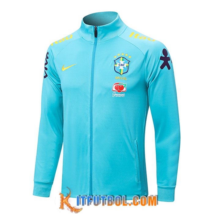 Chaquetas Futbol Brasil Azul Claro 2022/2023