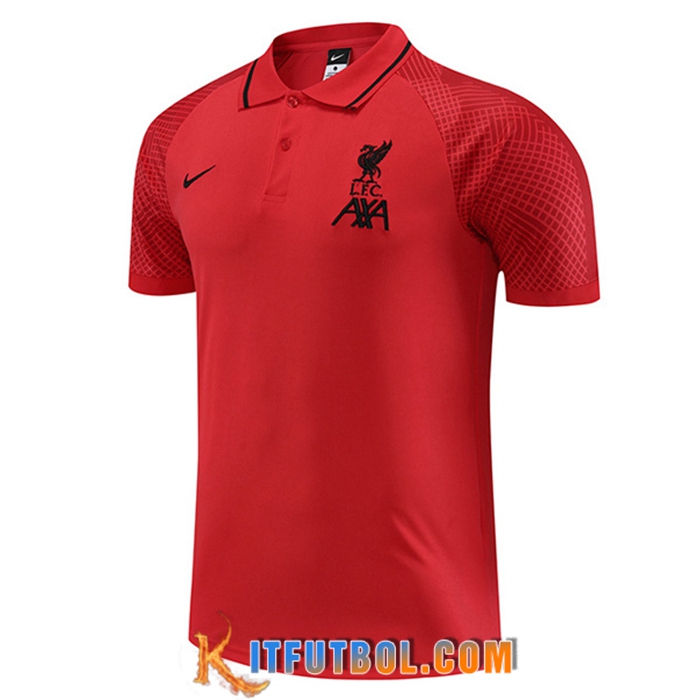 Camiseta Polo FC Liverpool Rojo 2022/2023 -02