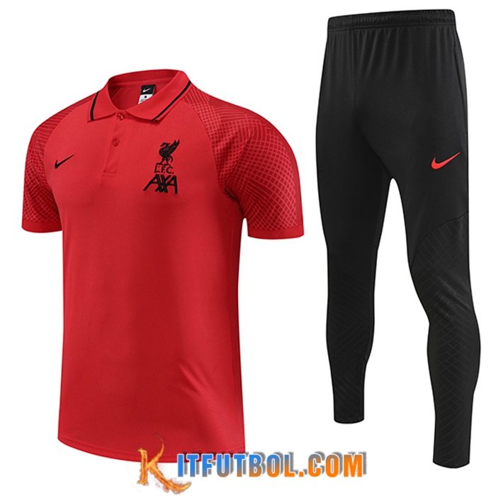 Camiseta Polo FC Liverpool Rojo 2022/2023 -02
