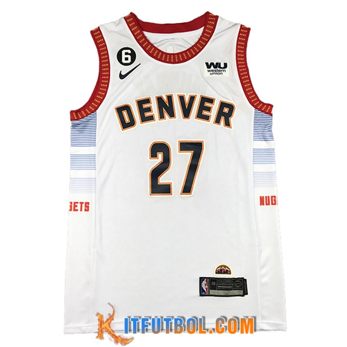 Camisetas Detroit Denver Nuggets (MURRAY #27) 2022/23 Blanco