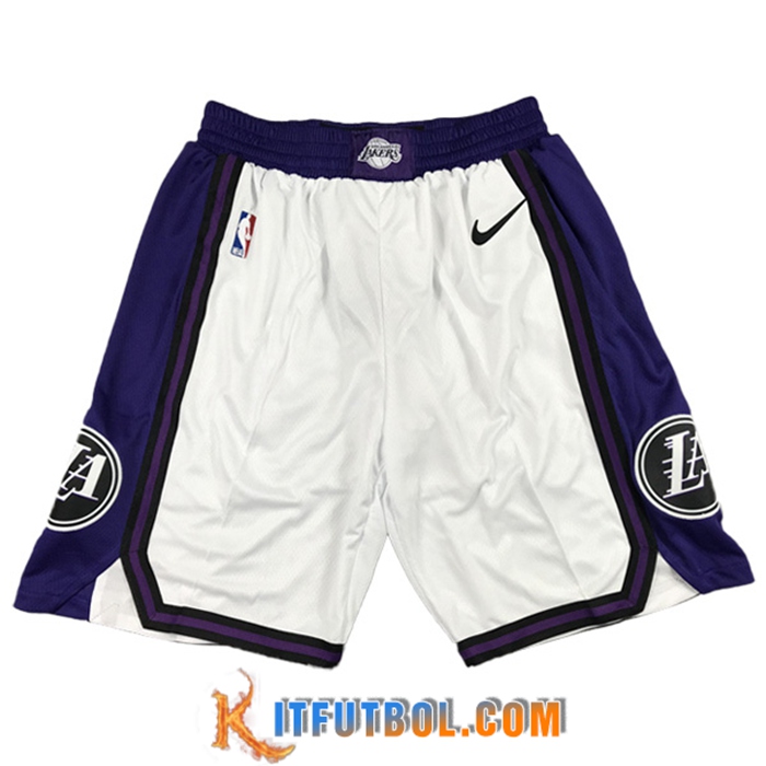 Cortos NBA Los Angeles Lakers Blanco/Azul