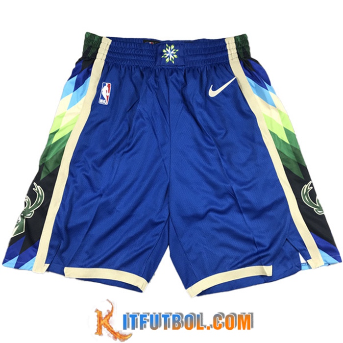 Cortos NBA Milwaukee Bucks Azul