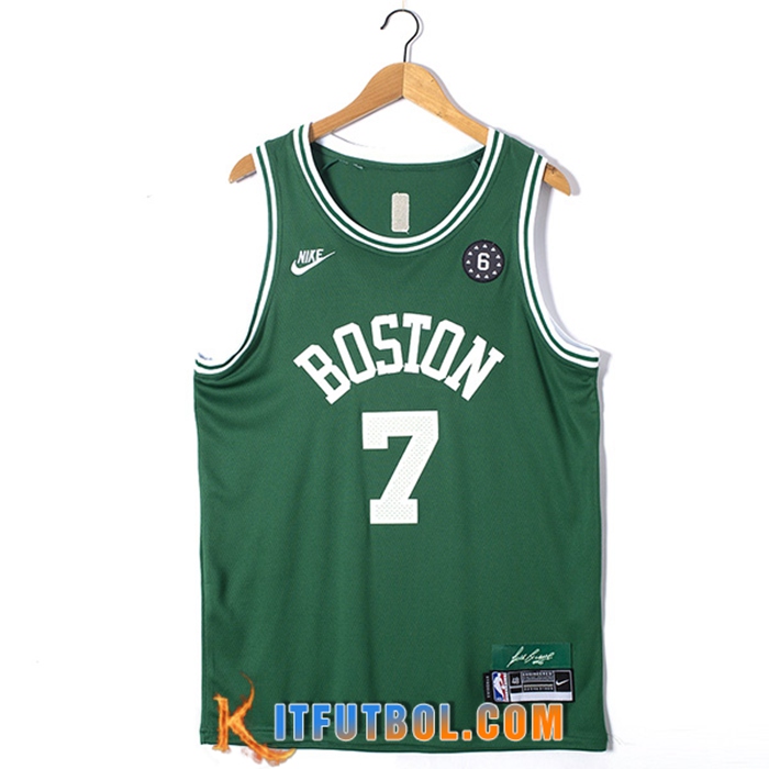 Camisetas Boston Celtics (BROWN #7) 2022/23 Verde