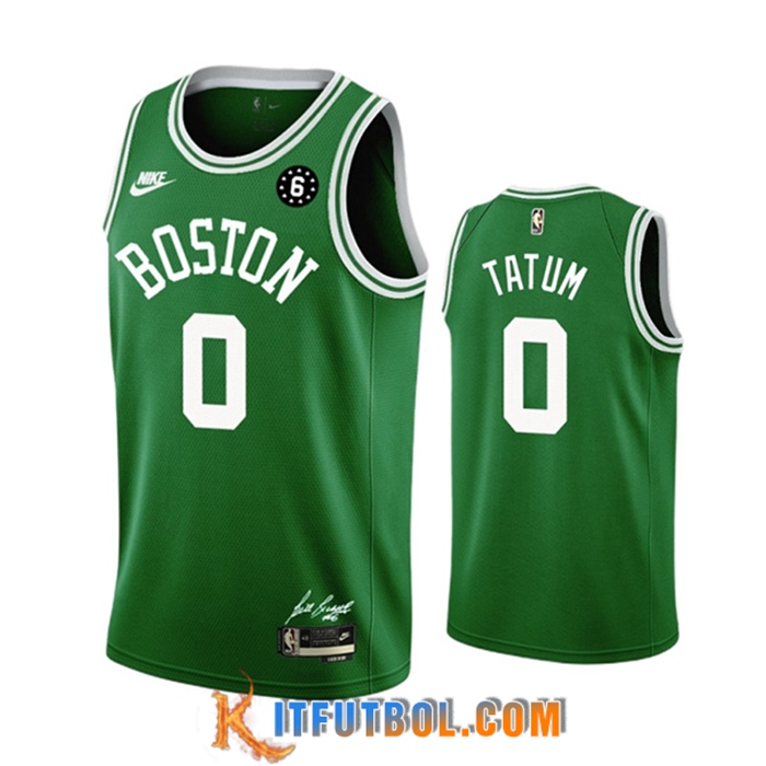 Camisetas Boston Celtics (TATUM #0) 2022/23 Verde