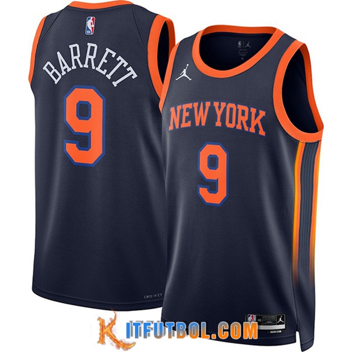 Camisetas New York Knicks (BARRETT #9) 2022/23 Negro