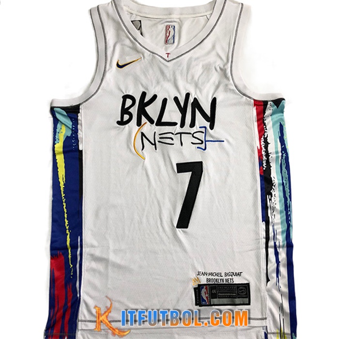 Camisetas Brooklyn Nets (DURANT #7) 2022/23 Blanco